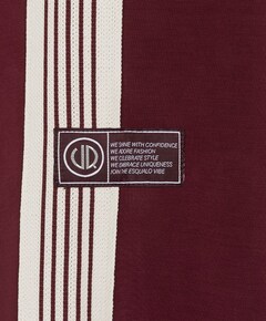 Trousers tape Modal dames broek bordeaux
