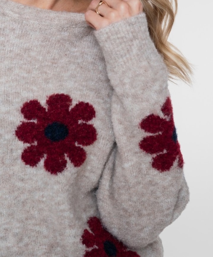 Dames trui beige