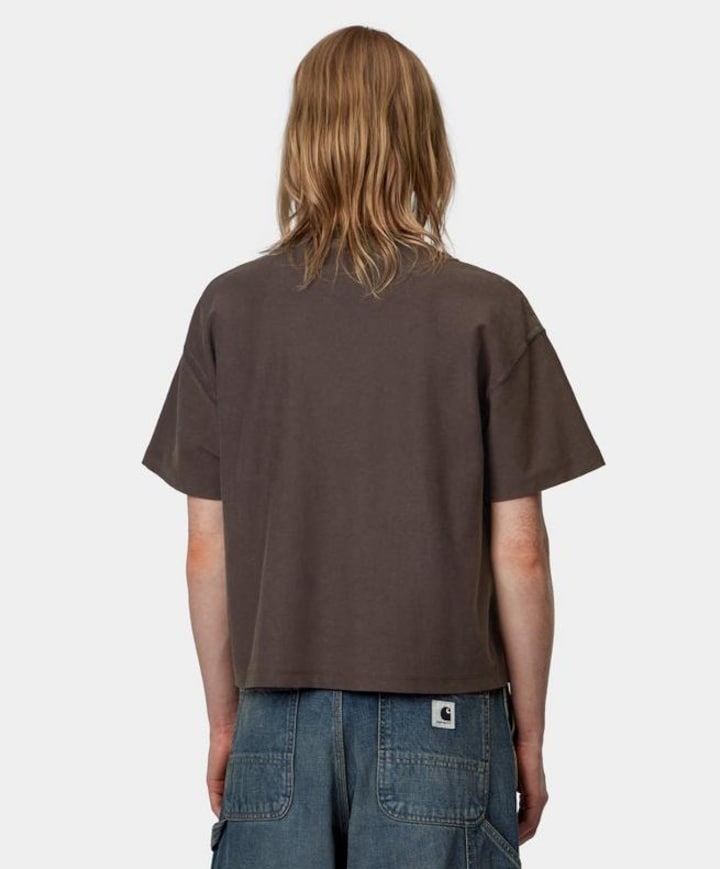 Dames T-shirt bruin