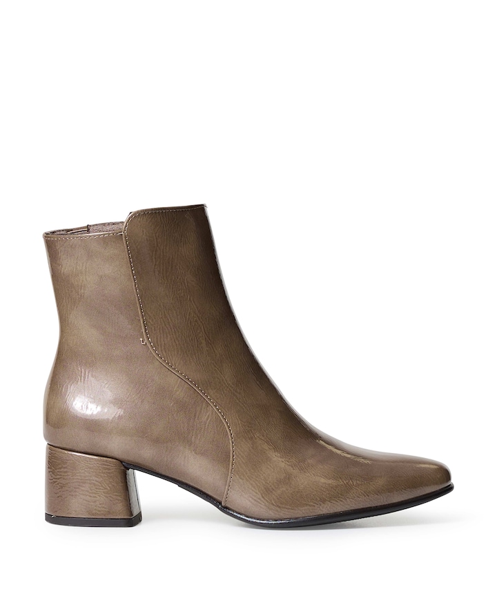 Women enkellaarzen beige