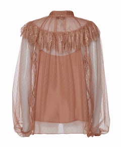 Dames blouse bruin