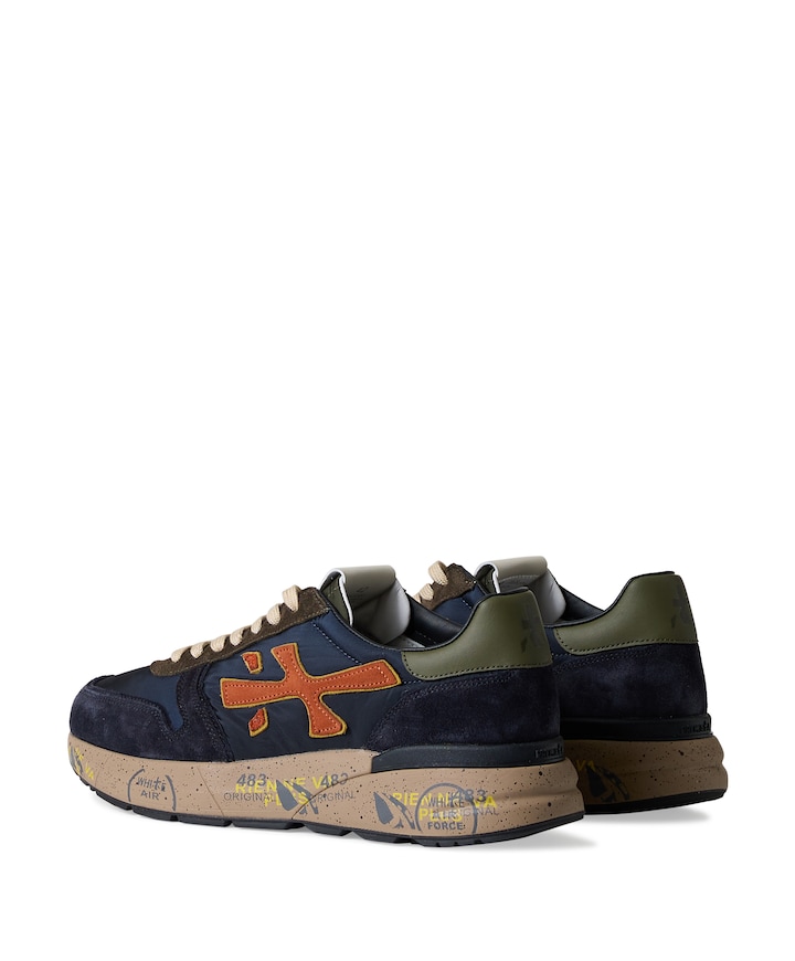 Mick heren sneakers blauw