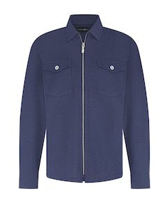 Heren overshirt blauw
