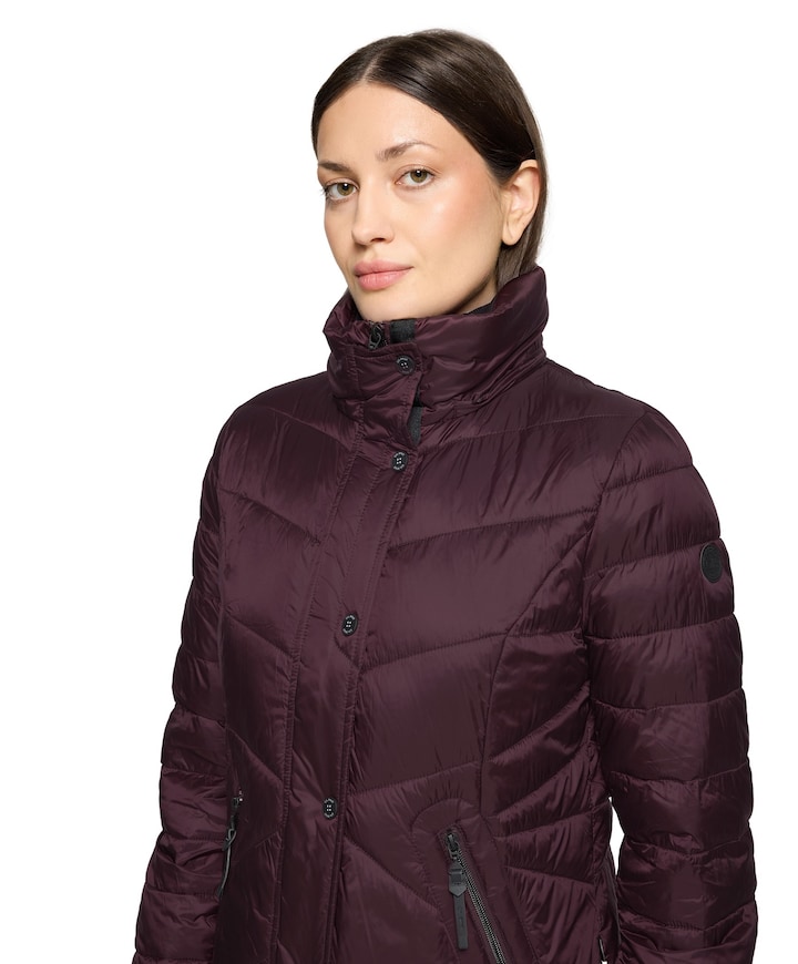 Dames jas bordeaux