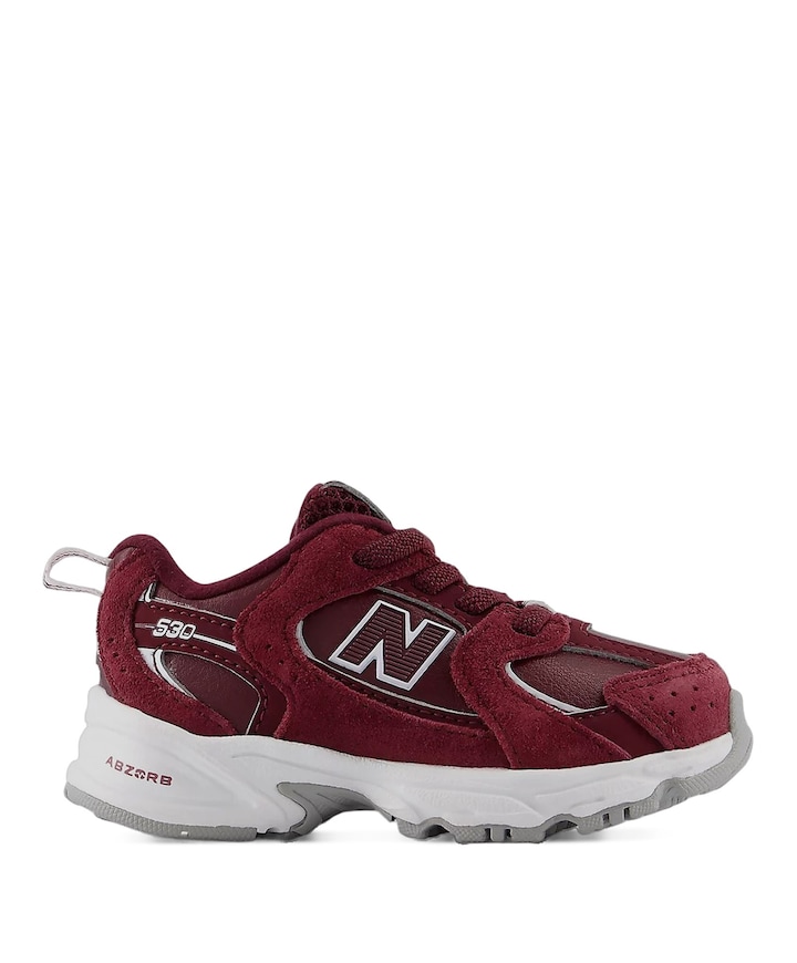 530 bungee lace uniseks sneakers  bordeaux
