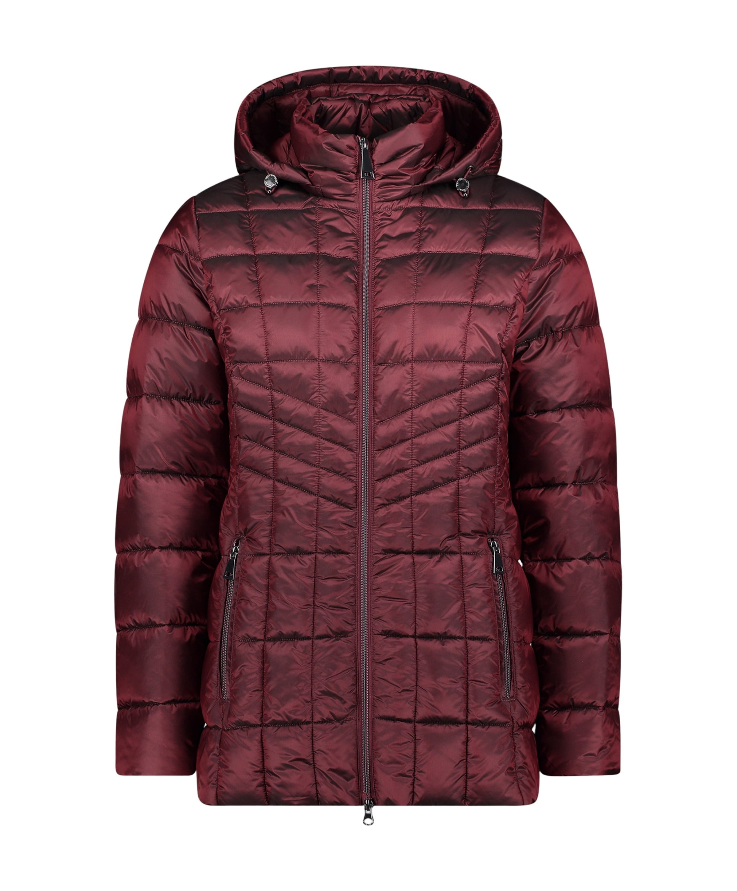 Dames jas bordeaux