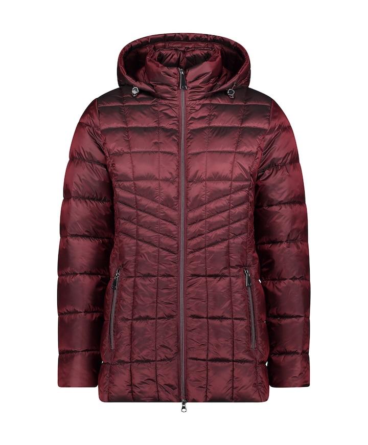 Dames jas bordeaux