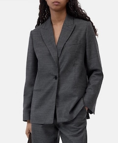 Dames blazer grijs
