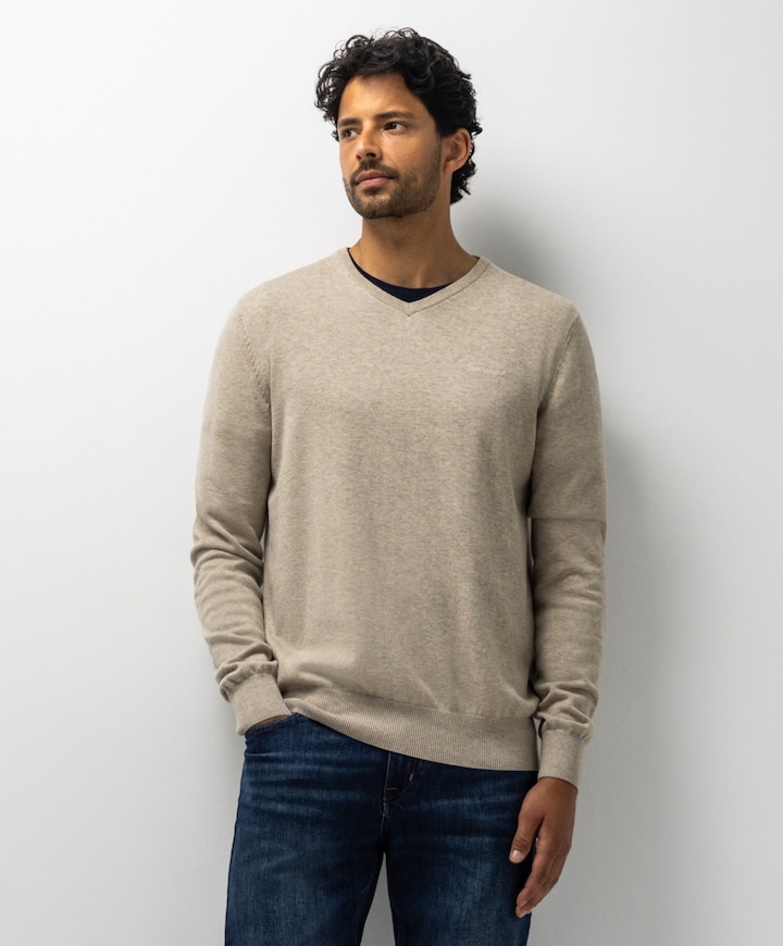 Heren trui beige