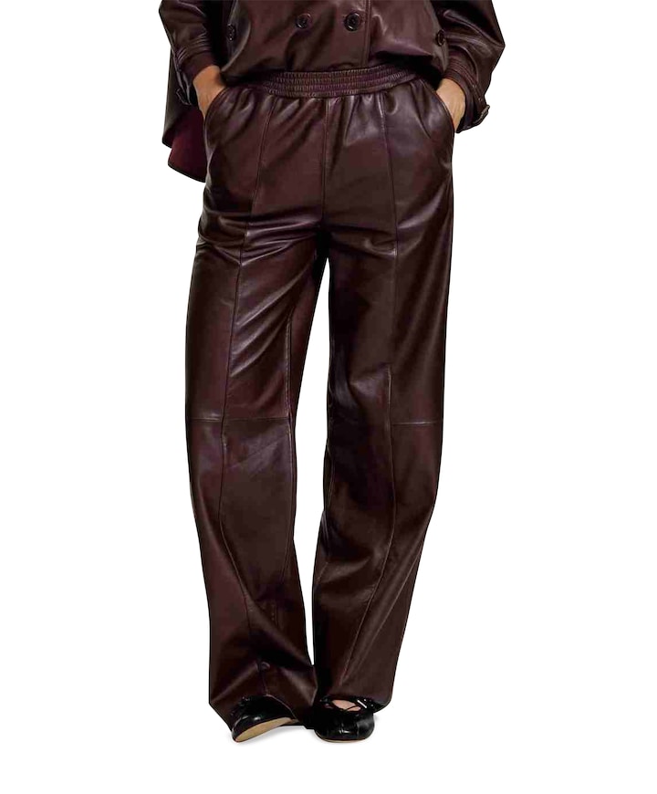 Lucca broek bordeaux