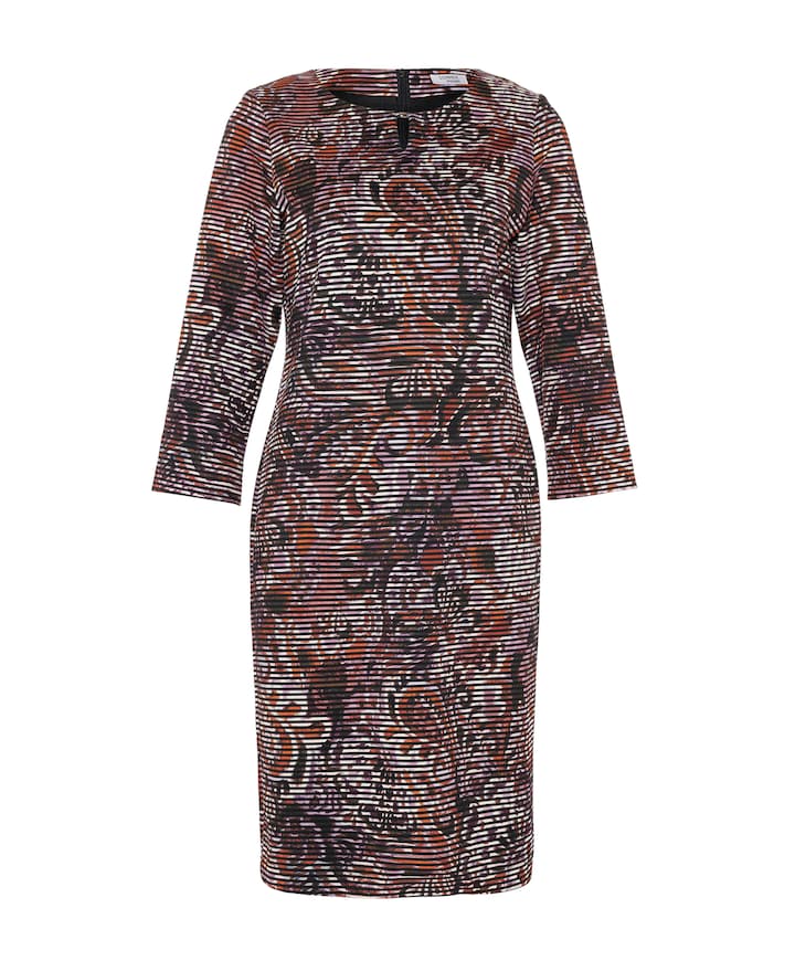 Dames jurk bordeaux