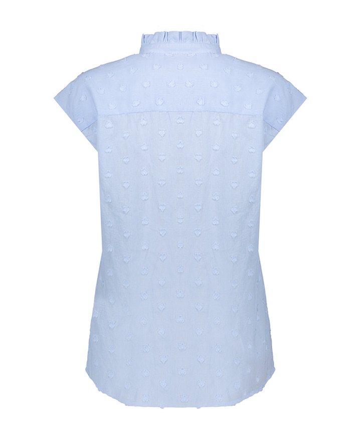 Dames blouse blauw