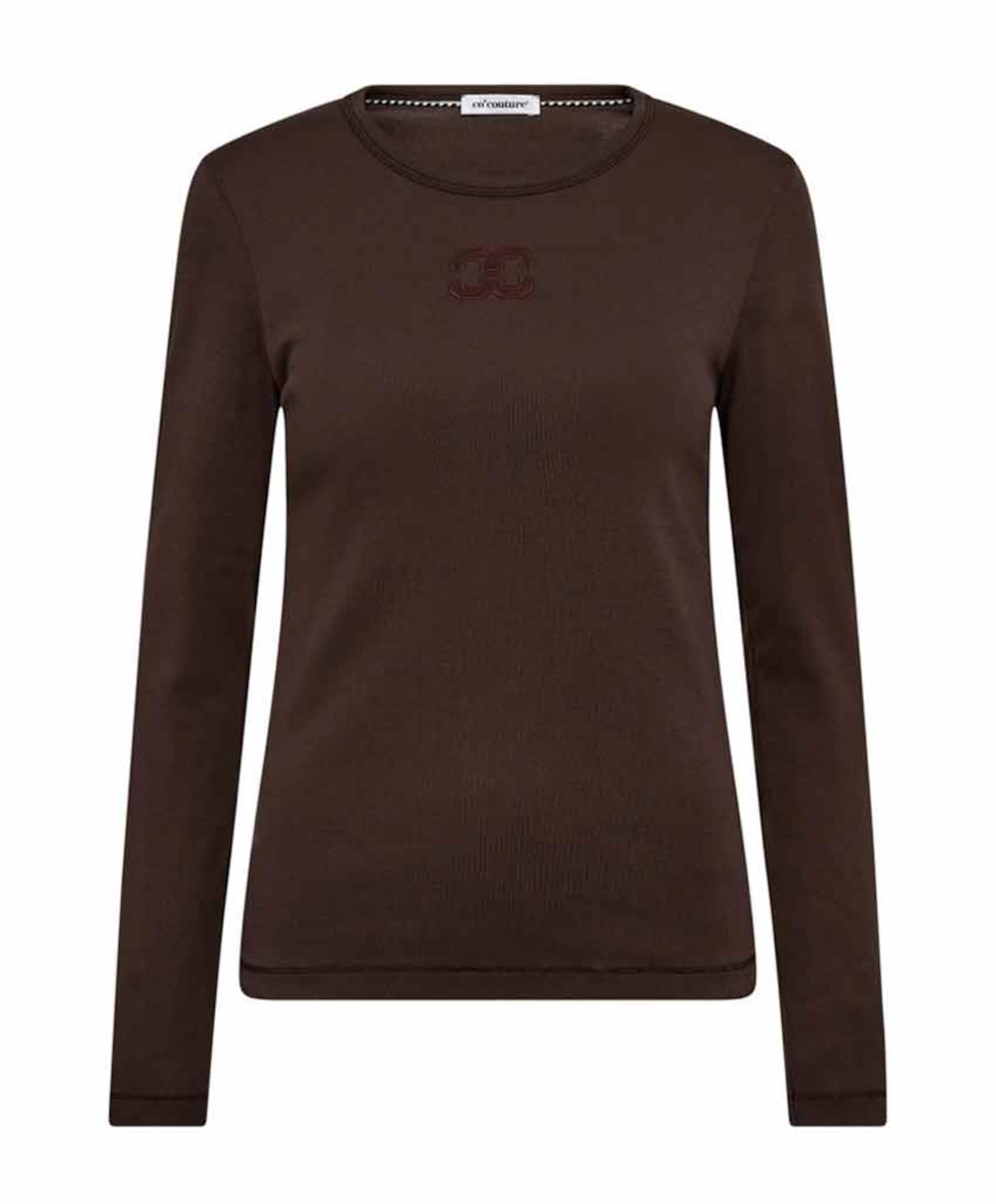 Dames longsleeve bruin