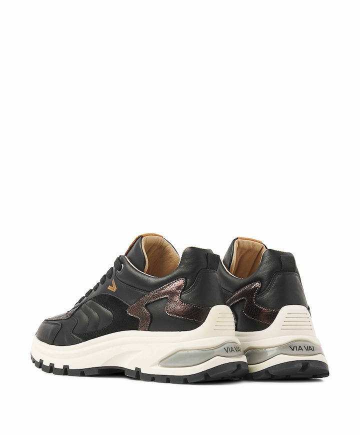 Liz Leighton dames sneakers zwart