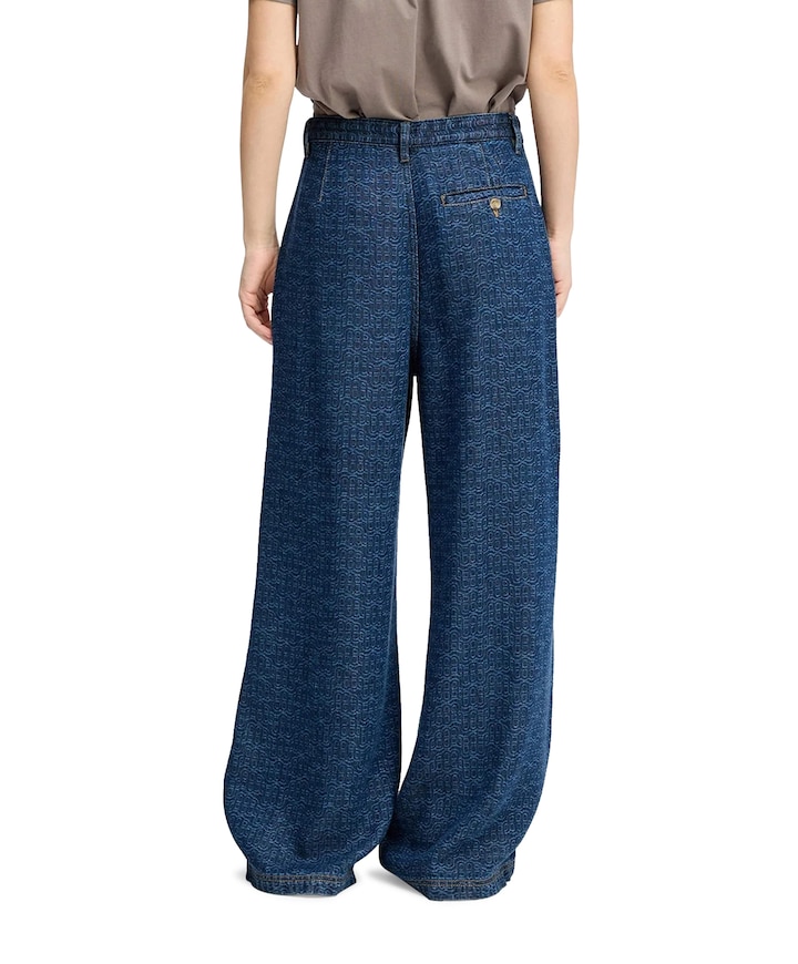 Ronan dames broek blauw