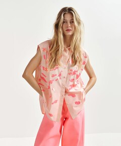 Blouse oranje