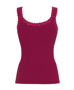 Dames top bordeaux