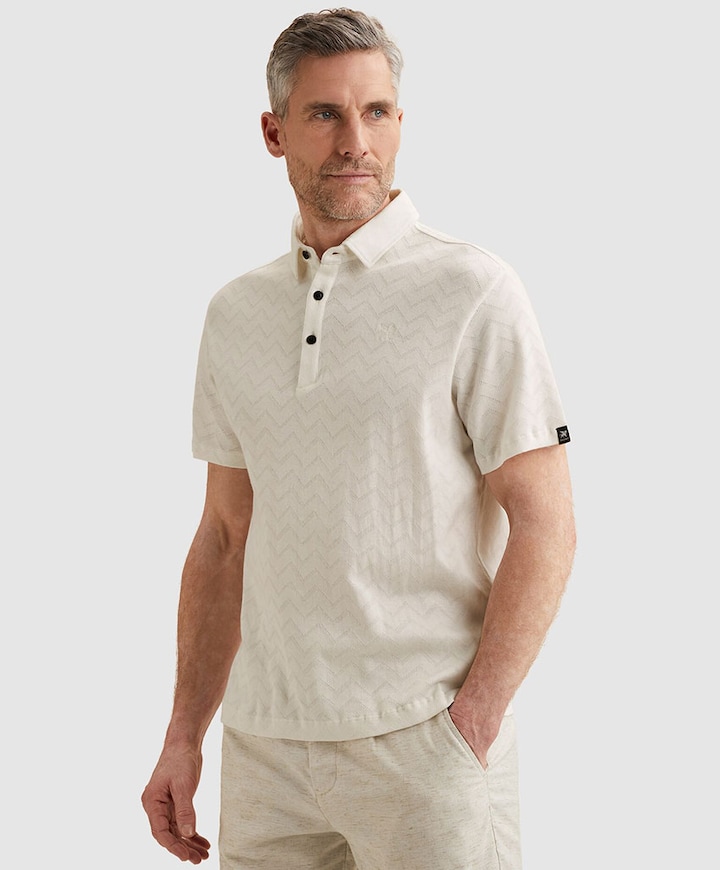 Heren polo wit