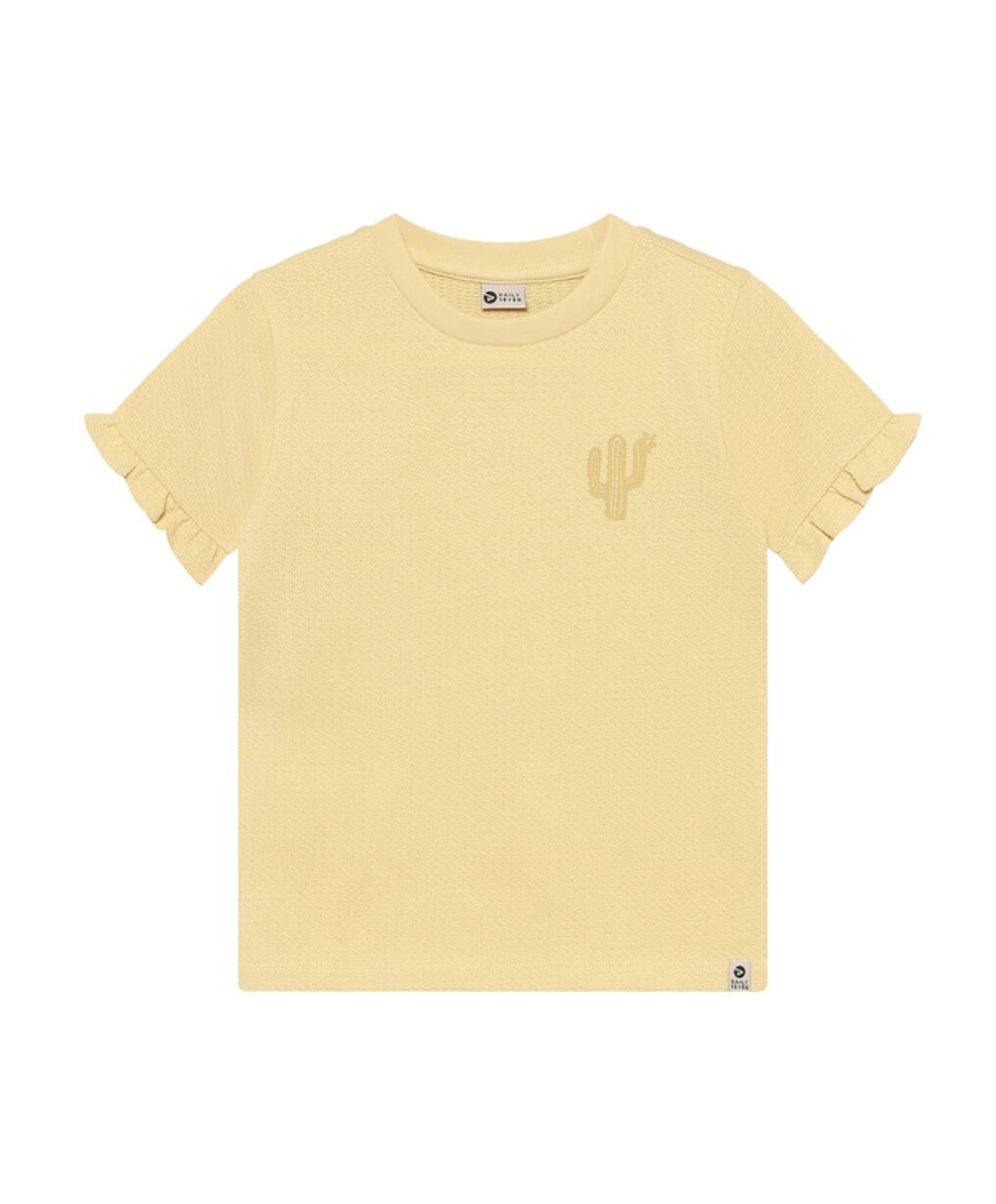 Meisjes t-shirt geel