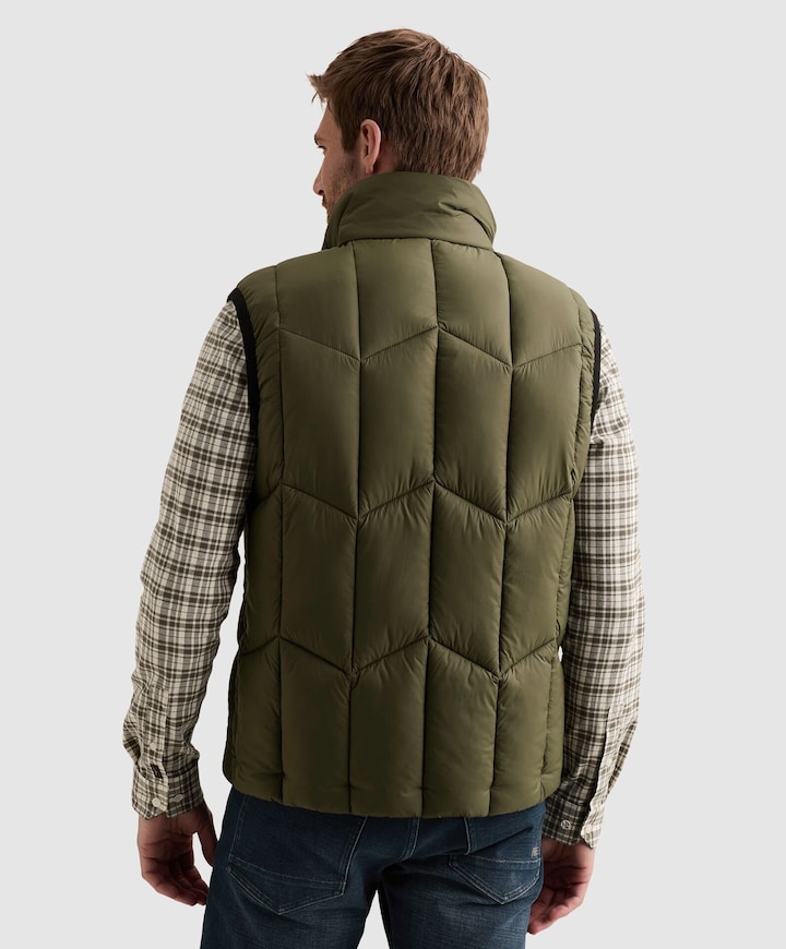 Heren bodywarmer groen
