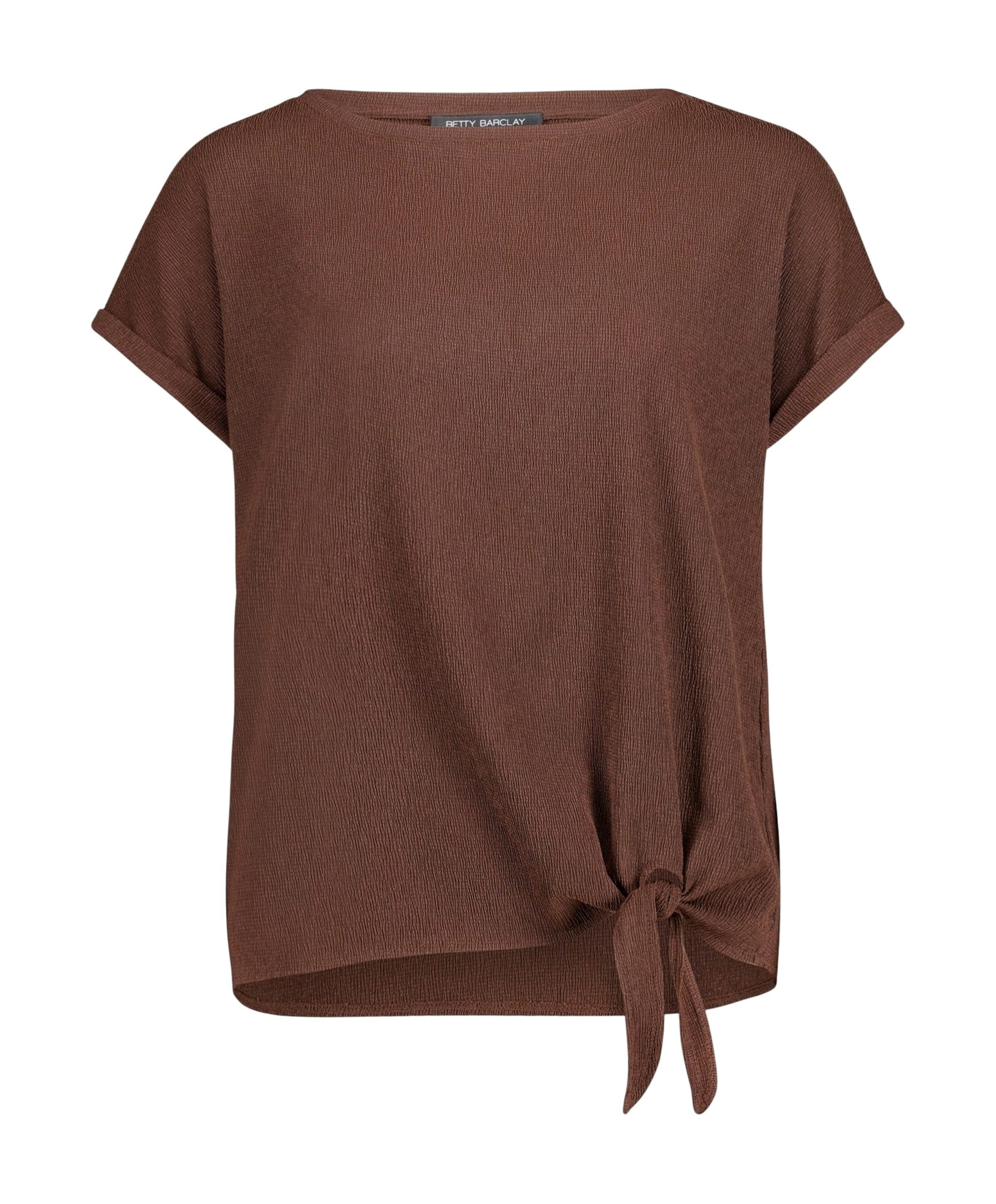 Dames T-shirt bruin