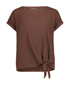 Dames T-shirt bruin