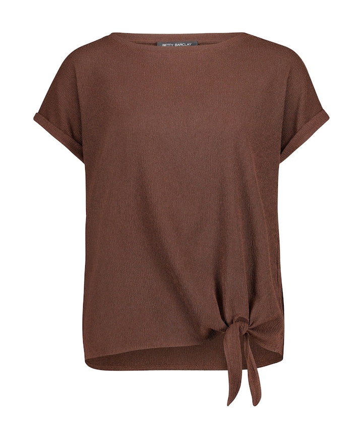 Dames T-shirt bruin
