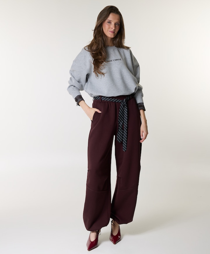 Dames sweater grijs