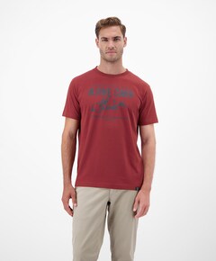 Heren t-shirt bordeaux