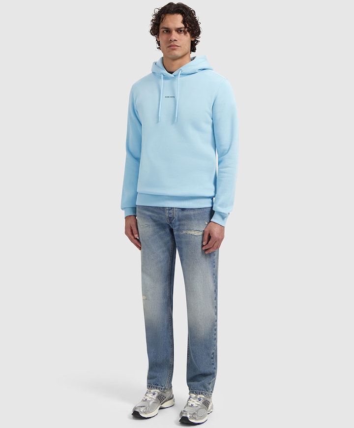 Heren sweater blauw