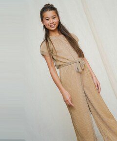 meisjes jumpsuit goud