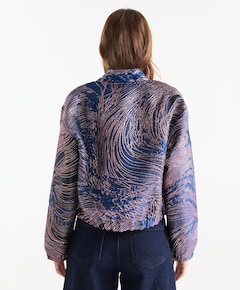 Dames jas blauw