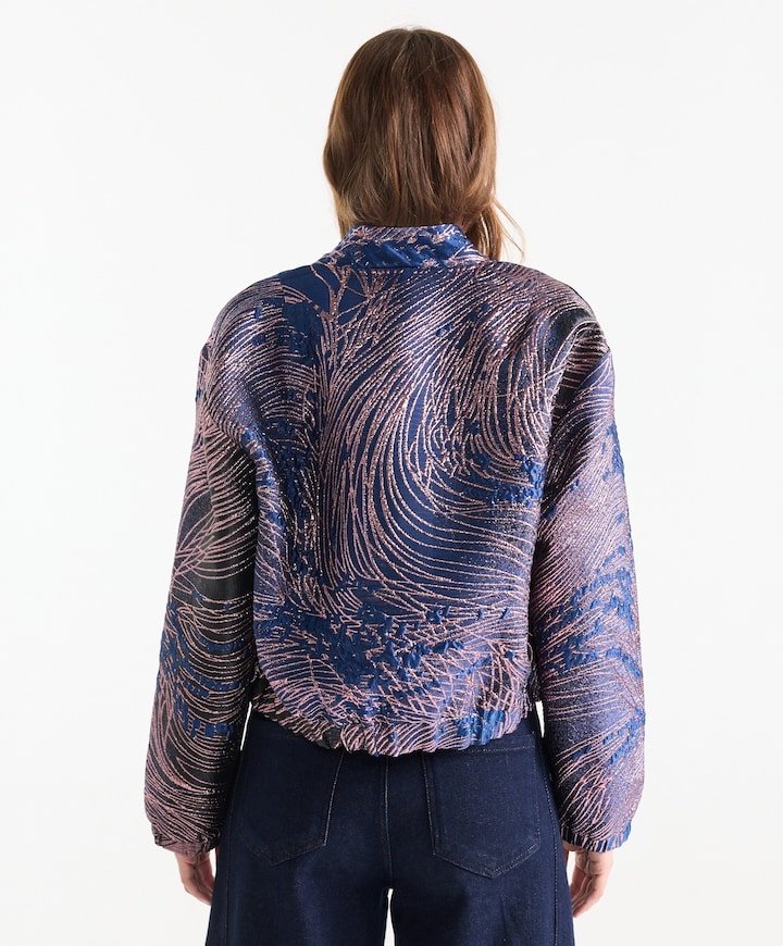 Dames jas blauw