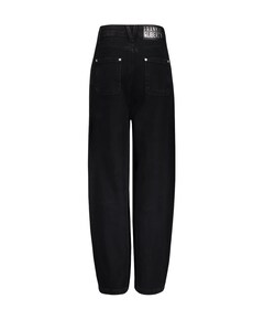 Skater Barrel Leg meisjes jeans zwart