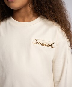 Meisjes sweater beige