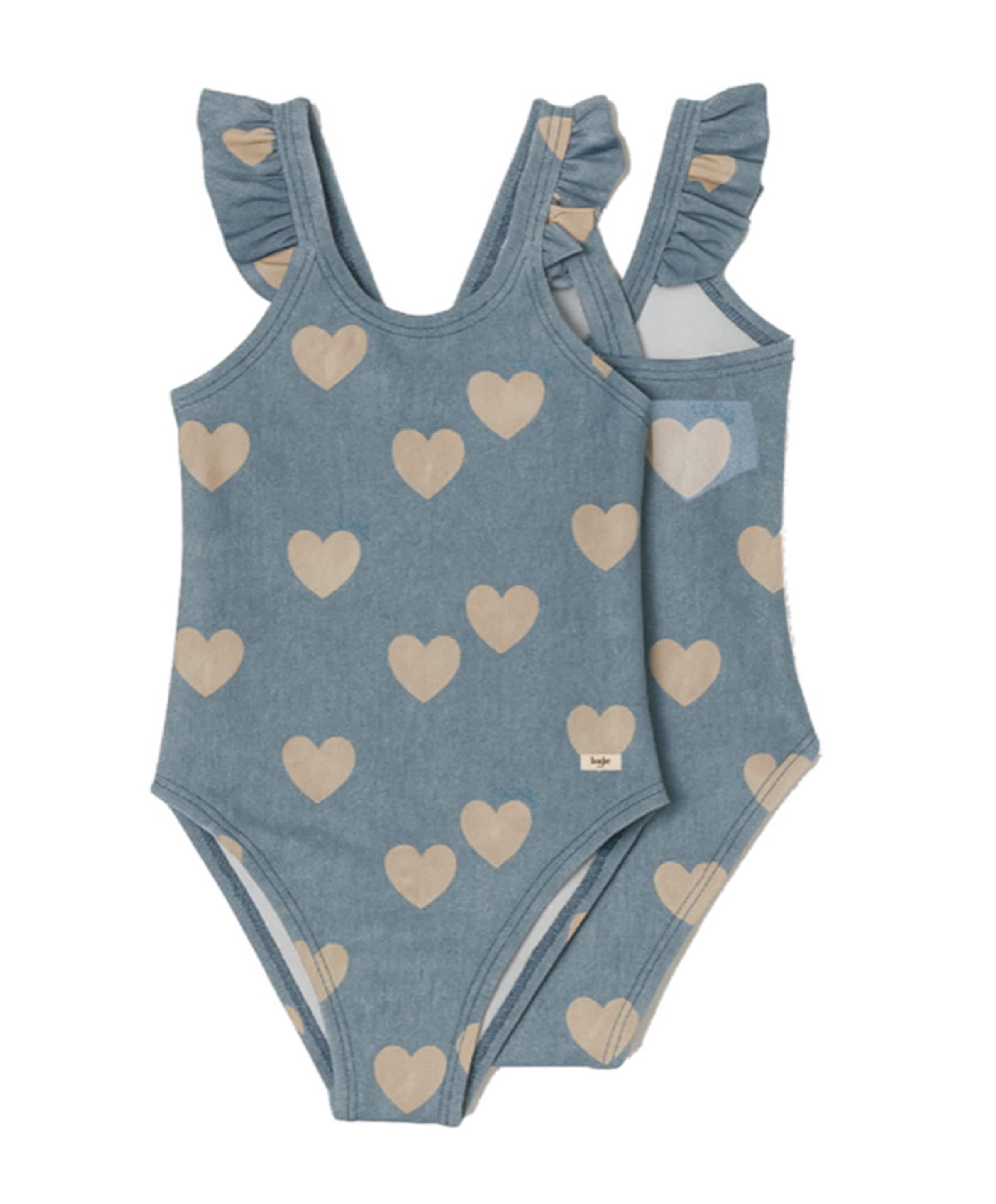 Meisjes badpak UV blauw