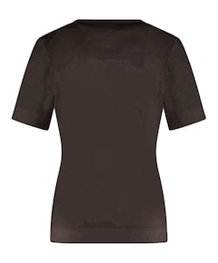 Dames T-shirt bruin
