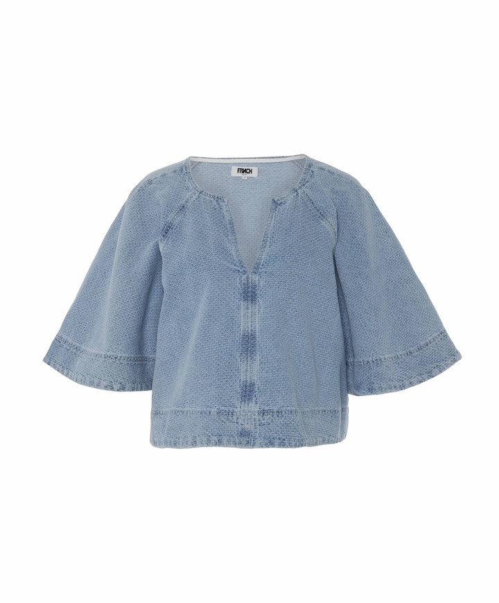 Dames blouse blauw