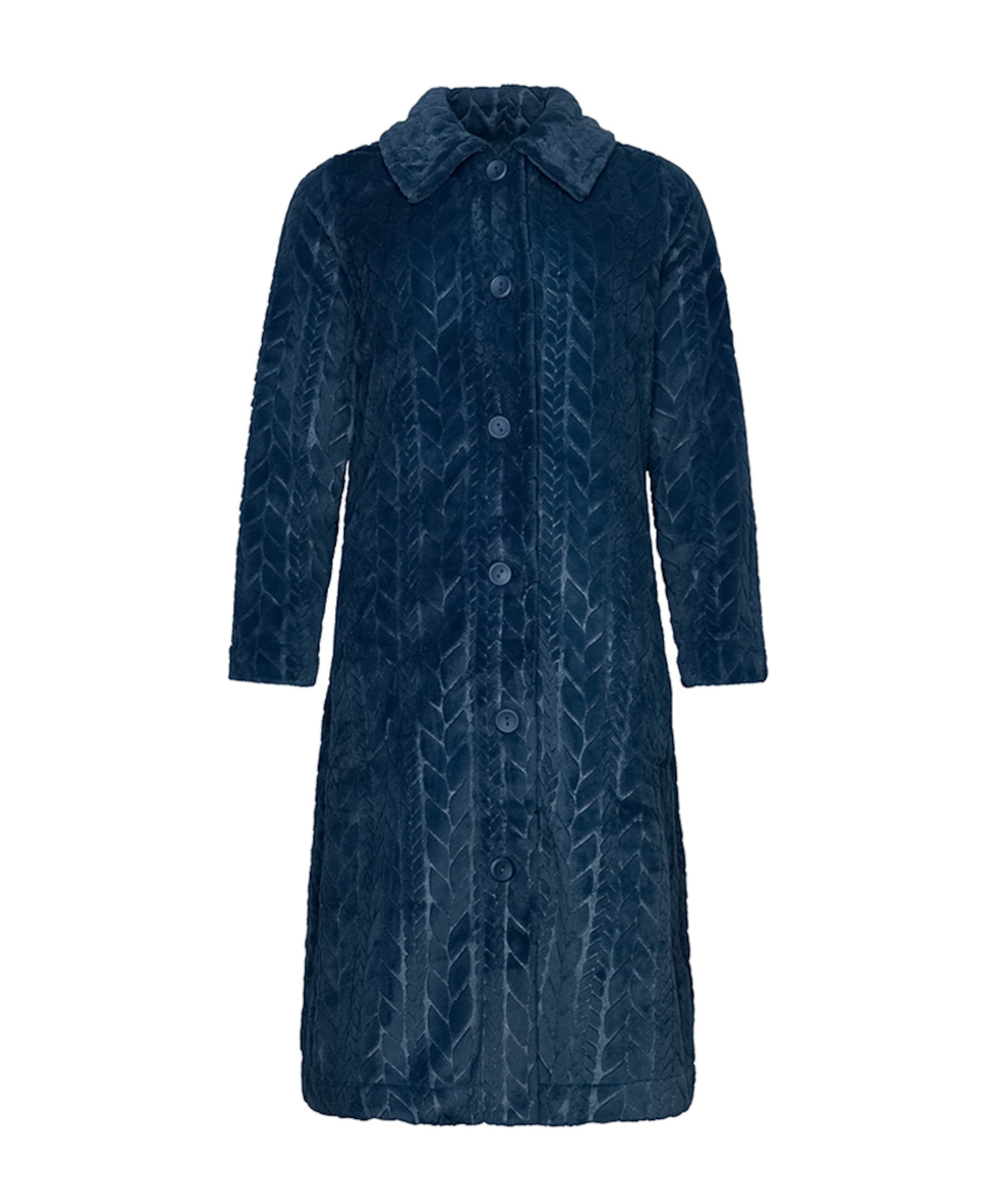 Dames ochtendjas blauw