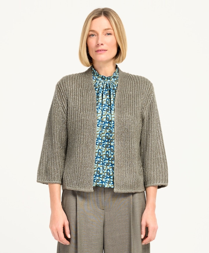 Dames vest groen