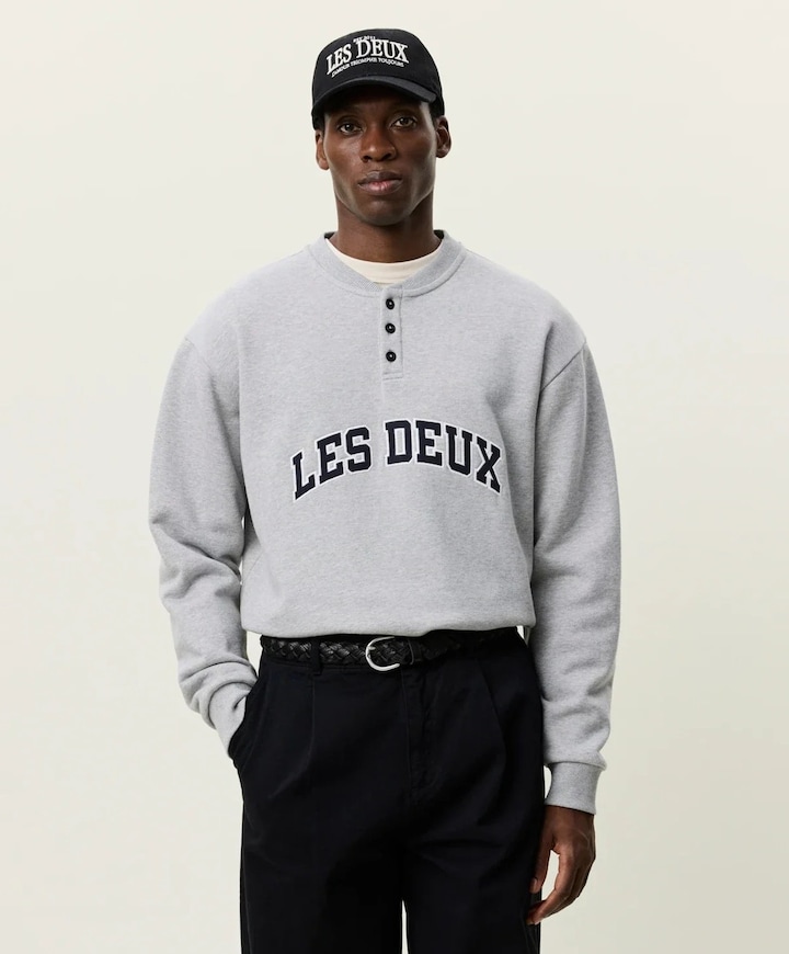 Heren sweater grijs