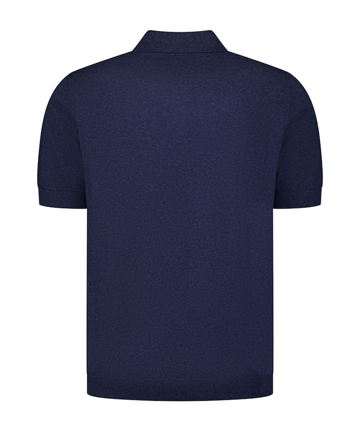 Heren polo blauw