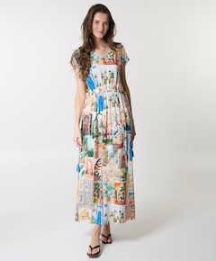 Dames jurk multicolor