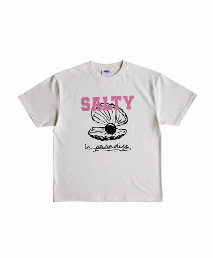 Uniseks t-shirt ecru