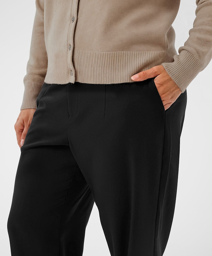 KCmerla Straight pantalon zwart