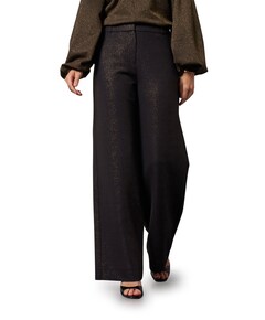 Lexie sparkle waffle broek zwart