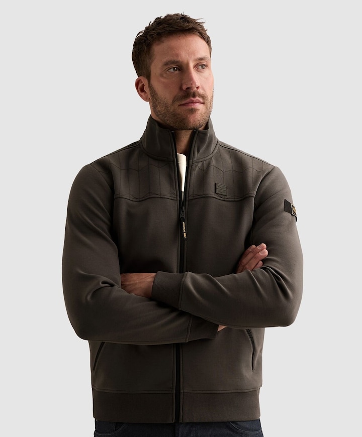 Heren vest grijs
