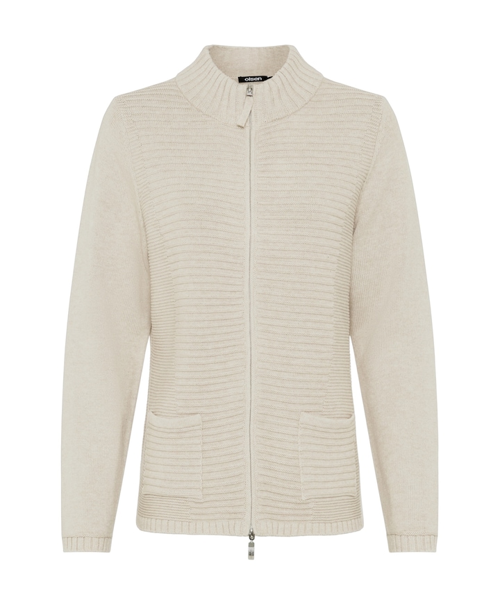 Dames vest beige