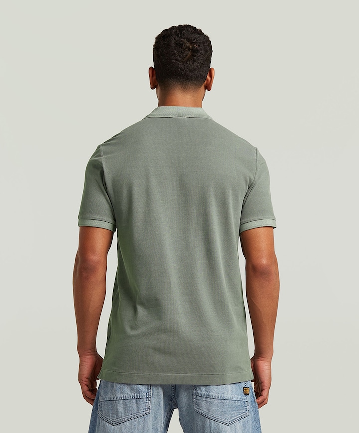 Heren polo groen