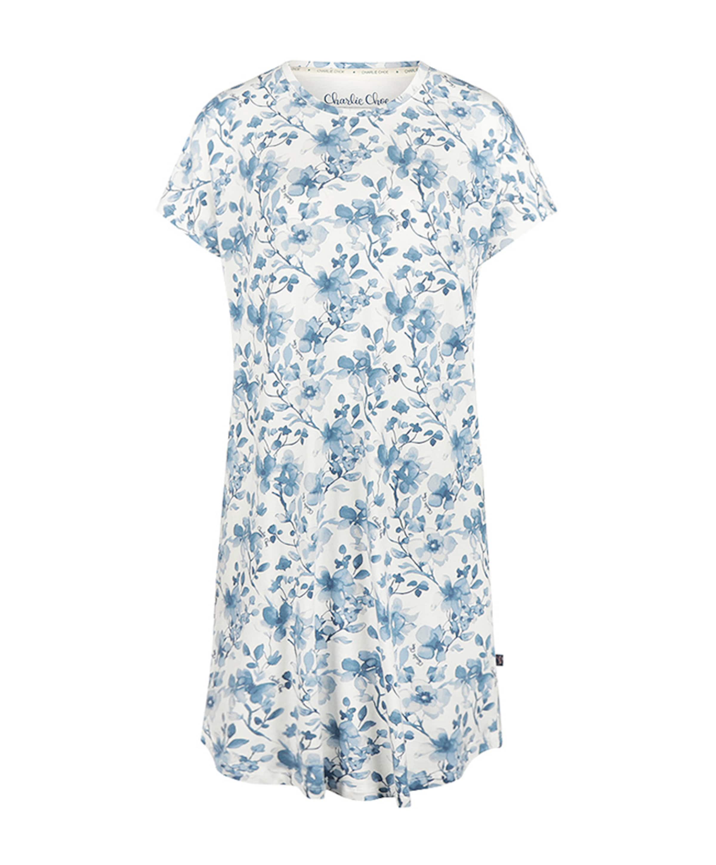 Dames nachthemd blauw